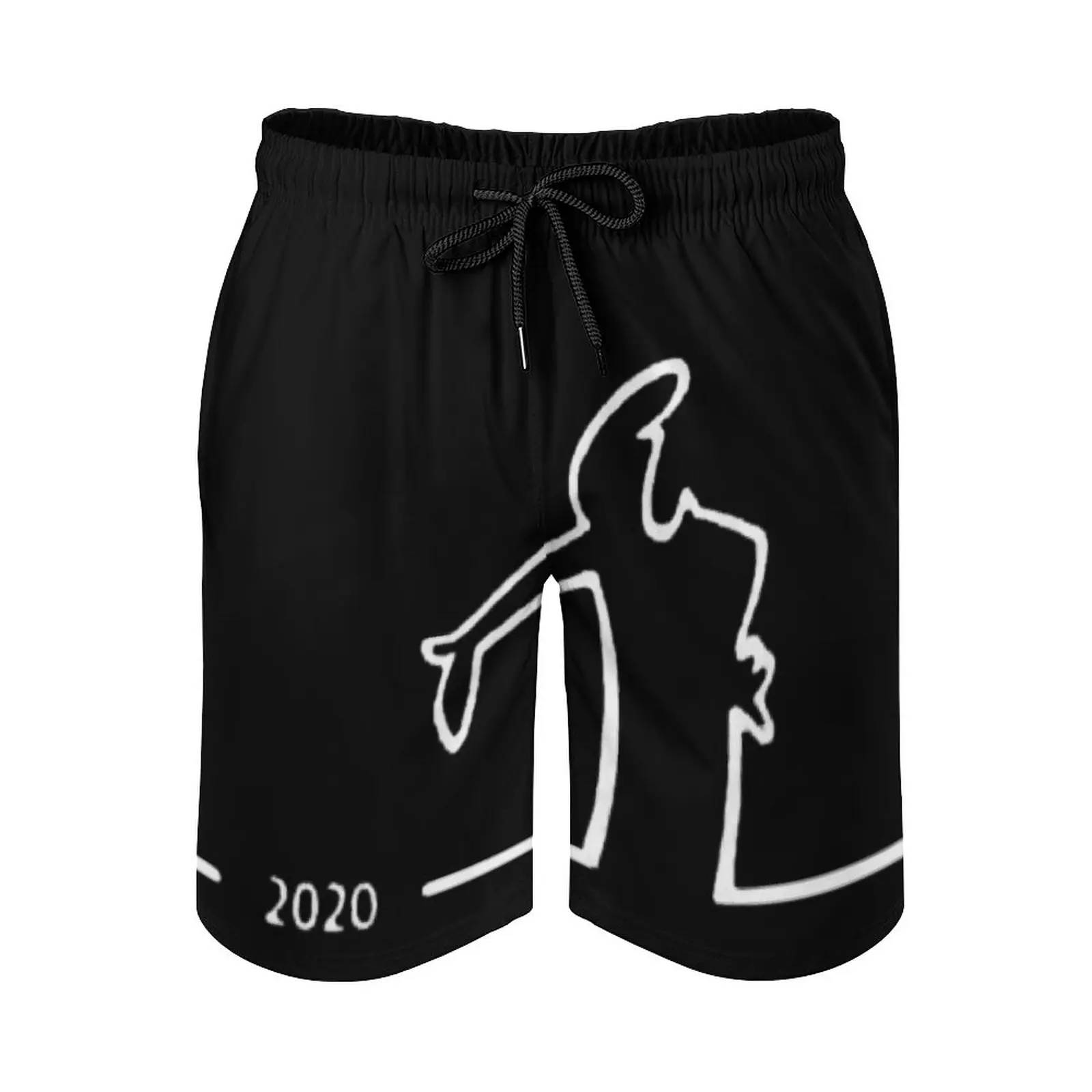 

Anime Beach Pants Balum La Linea 17 Loose Stretch Causal Graphic Vintage Male Shorts Running Adjustable Drawstring Breathable Qu