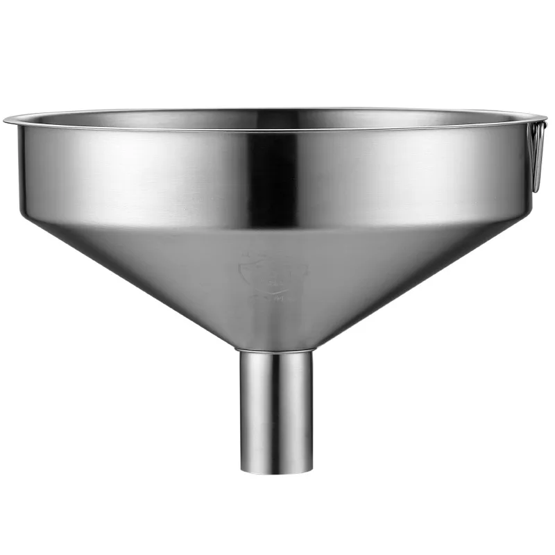 TINGKE Stainless Steel Funnel - Large Diameter, Industrial Grade, Extra Wide Mouth for Commercial and Home Use canning funnel stainless steel wide mouth canning funnel hopper filter leak wide mouth can for oil wine kitchen cooking tools