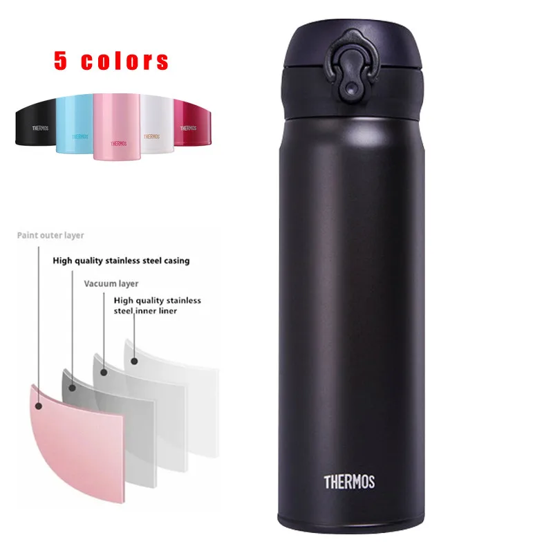 Thermos Stainless Steel Double Layer Insulated Cup Leak Prevention