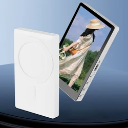 Magnetic Wireless Selfie Screen for Vlogs and Live Streaming (WHITE)