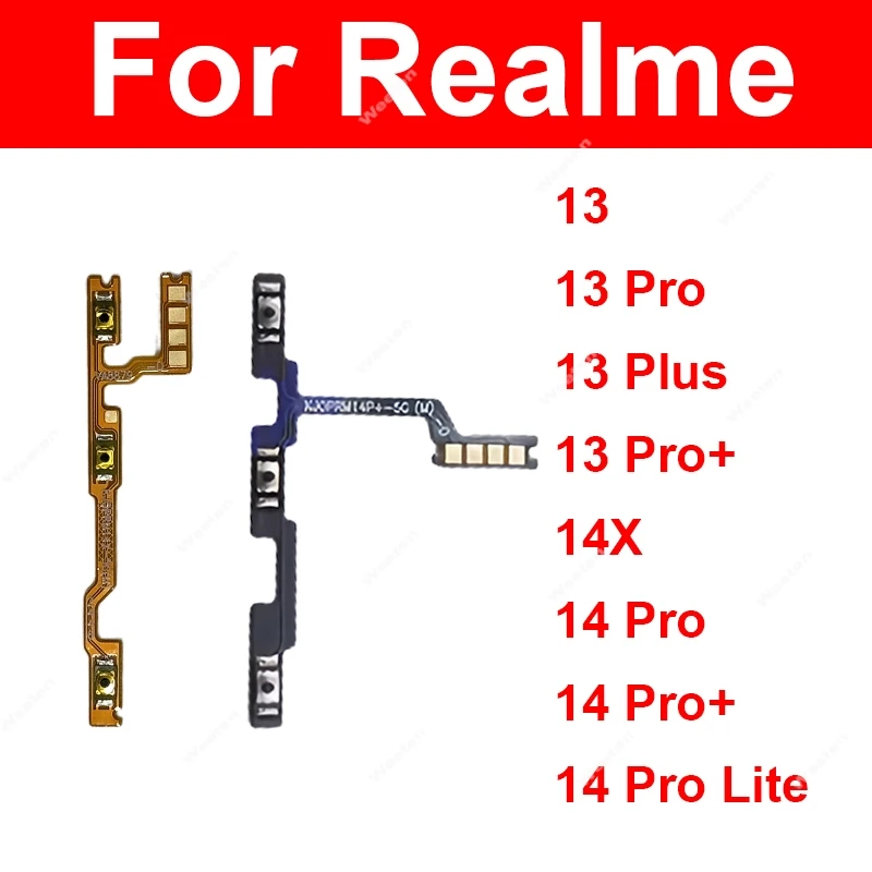 Power Volume Button Switch Keys Flex Cable Replacement Parts