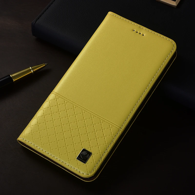 Napa Below Grid Genuine Leather Flip Case - Premium Smartphone Cover