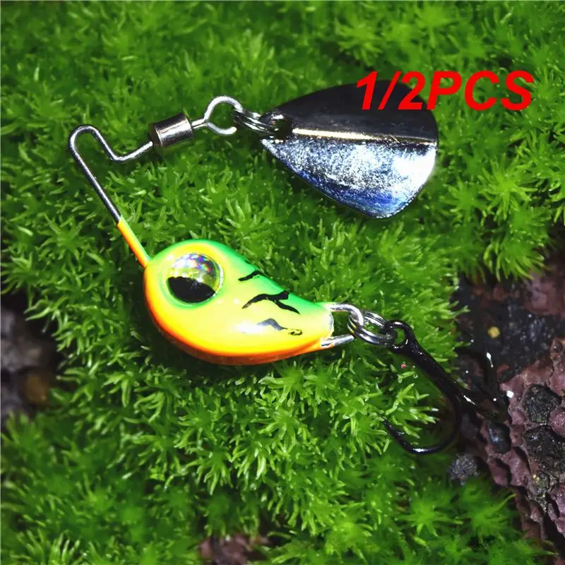 1/2Pcs Flake Composite Paillettes Luya Fake Bait Metal Fake Bait Vib Blade Lure Micro-Bean Vib