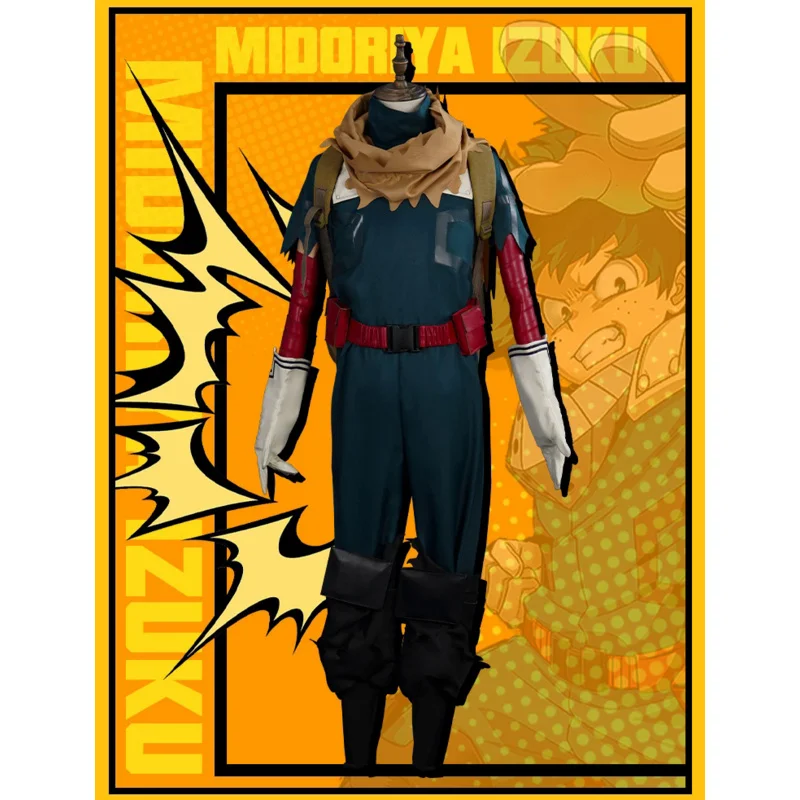 

My Hero Academia Izuku Midoriya Cosplay Costume Deku Suit Halloween Uniform For Men