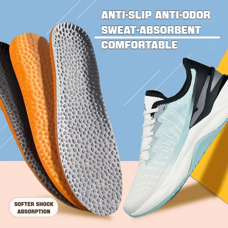 Memory Foam Popcorn Sneaker Einlegesohle bietet aus gezeichnete Stoß dämpfung für Fuß linderung Sport Einlegesohle Leder Freizeit schuh Einlegesohle