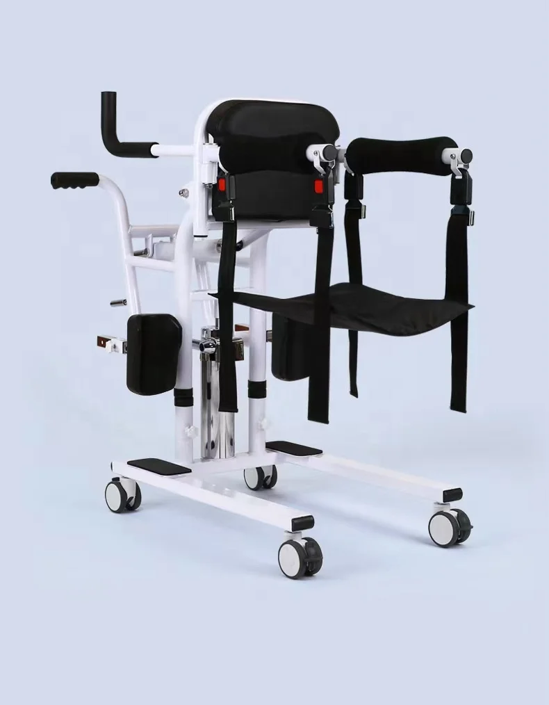 Multifunctional Paralysis Patients Bedridden Elderly Hydraulic Lifting Nursing Specific  Toilet Chair Shifting Machine 4