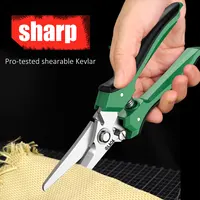 LAOA Stainless Steel Multi-Purpose Scissors Gardening Kitchen Multi-Use Scissors Copper Aluminum Electrician's Scissors 1