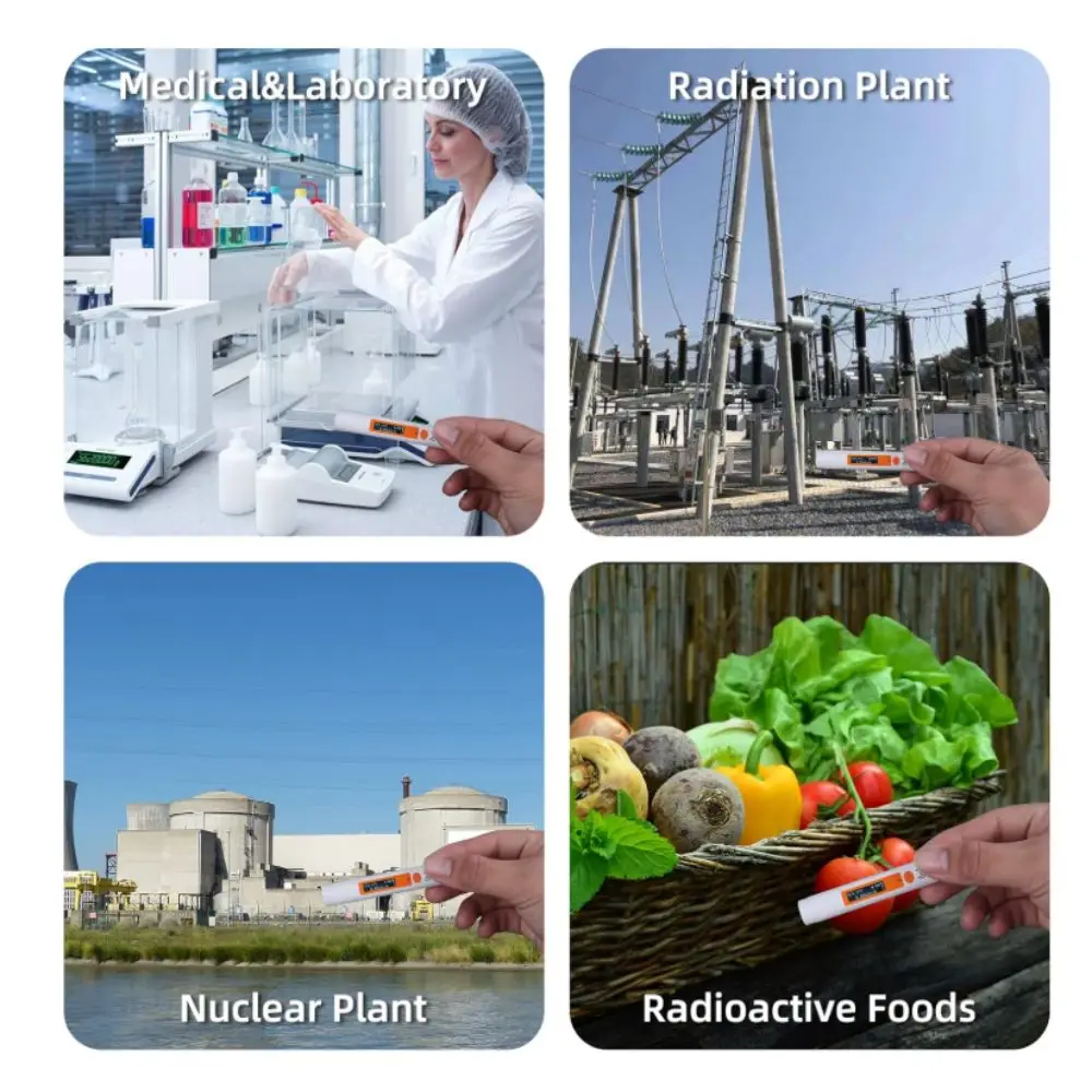 휴대용 핵방사선 감지기 펜형 휴대용 선량계 개인용 선량 LCD 디스플레이 가이거 계수기 개인용
