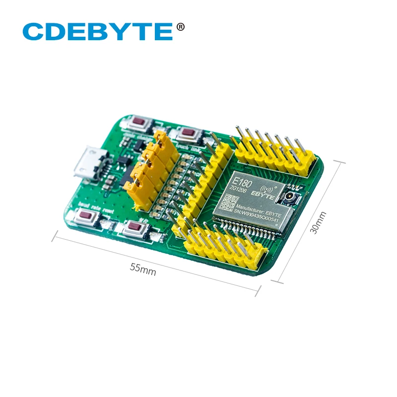 EFR32 테스트 보드 USB 포트 2.4GHz E180-ZG120B-TB ZigBee 3.0 테스트 키트 스마트 홈 E180-ZG120B 트랜시버 모듈