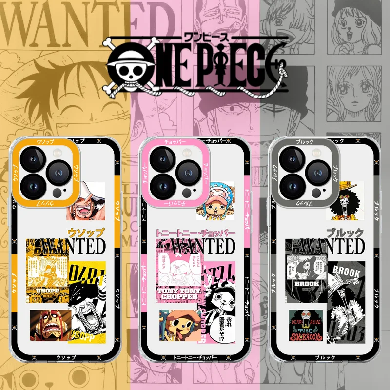 Cartoon Soft Silicone Clear Phone Case with Transparent Back Cover