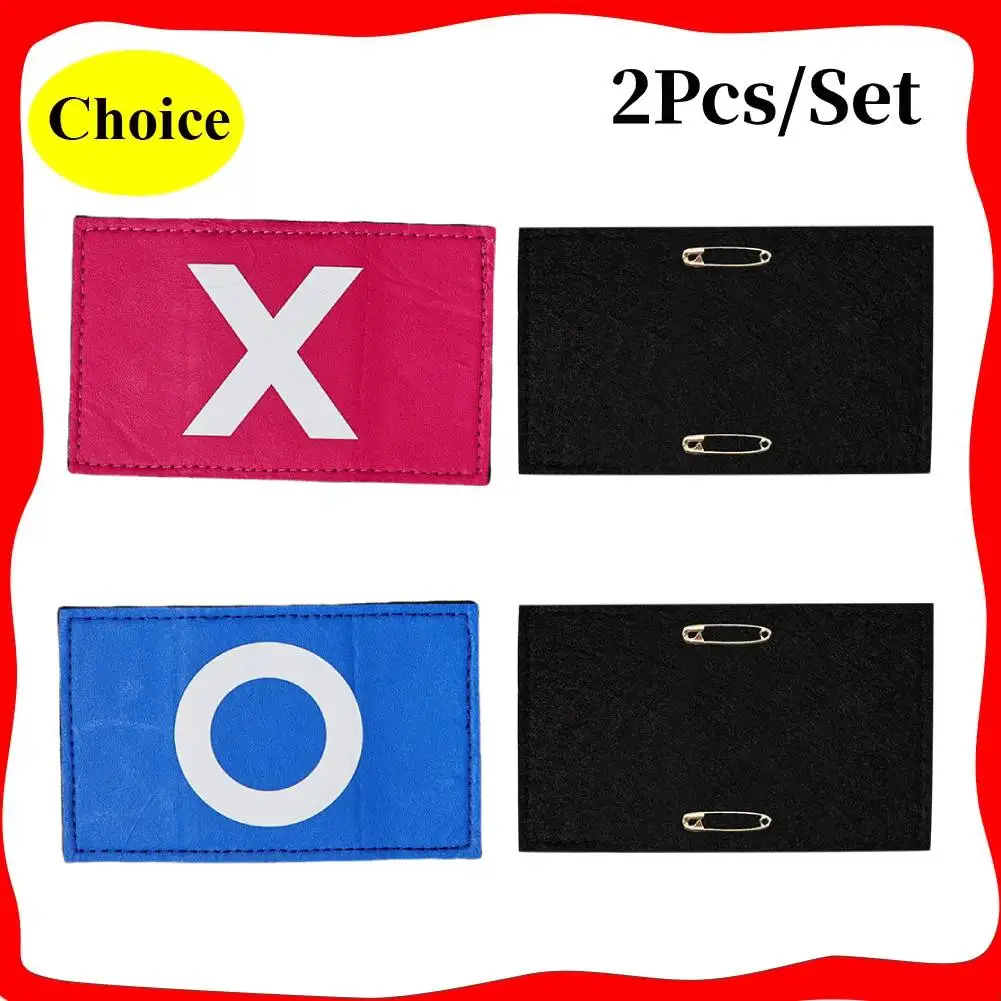 Calamari Game Cosplay XO Velcro Strap Magic Accessories Props TV SG2 Korea Boss Players Props Outfits Decoration Fans Halloween game cosplay props