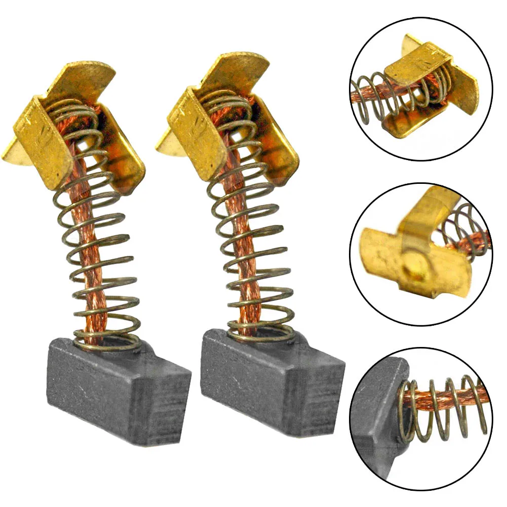 2pc Carbon Brush Set Replacement Part For Bosch 26618-01/25618 2609199169 Electric Hammer Drill Power Tool Accessories