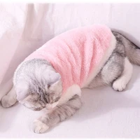 Vêtements doux pour chat, pour petits et moyens chiens, animaux de compagnie, chatons chauds, vêtements d'hiver pour chaton, petits chats, gilets 2