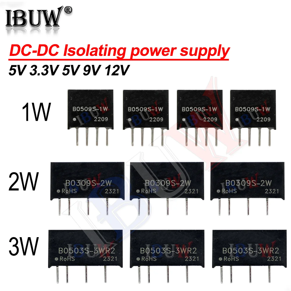 1PCS-B0505S-B1203S-B0305-B0524S-B0905S-1W-2W-regulated-power-supply ...