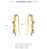 86022-a35d79.jpg Aide – boucles d'oreilles à Clip en argent Sterling 925 pour femmes, couleurs, crochet d'oreille, manchette d'oreille d'escalade en Zircon, bijoux fins à la mode, cadeau