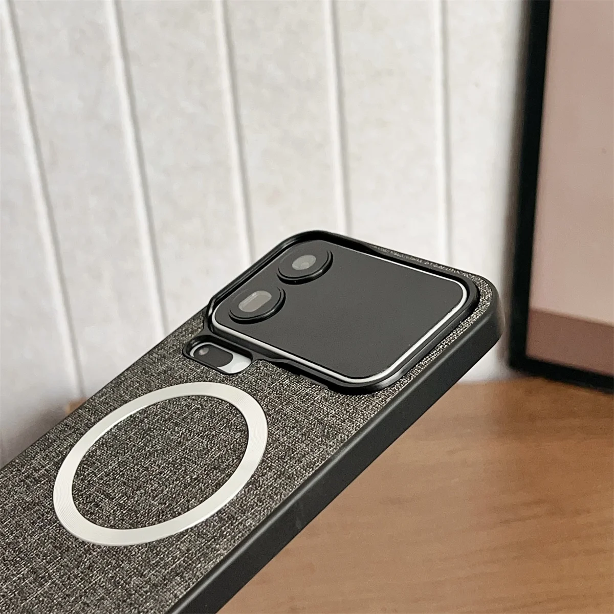 Magsafe Magnetic Wireless Charging Leather Phone Case - Shockproof Cover