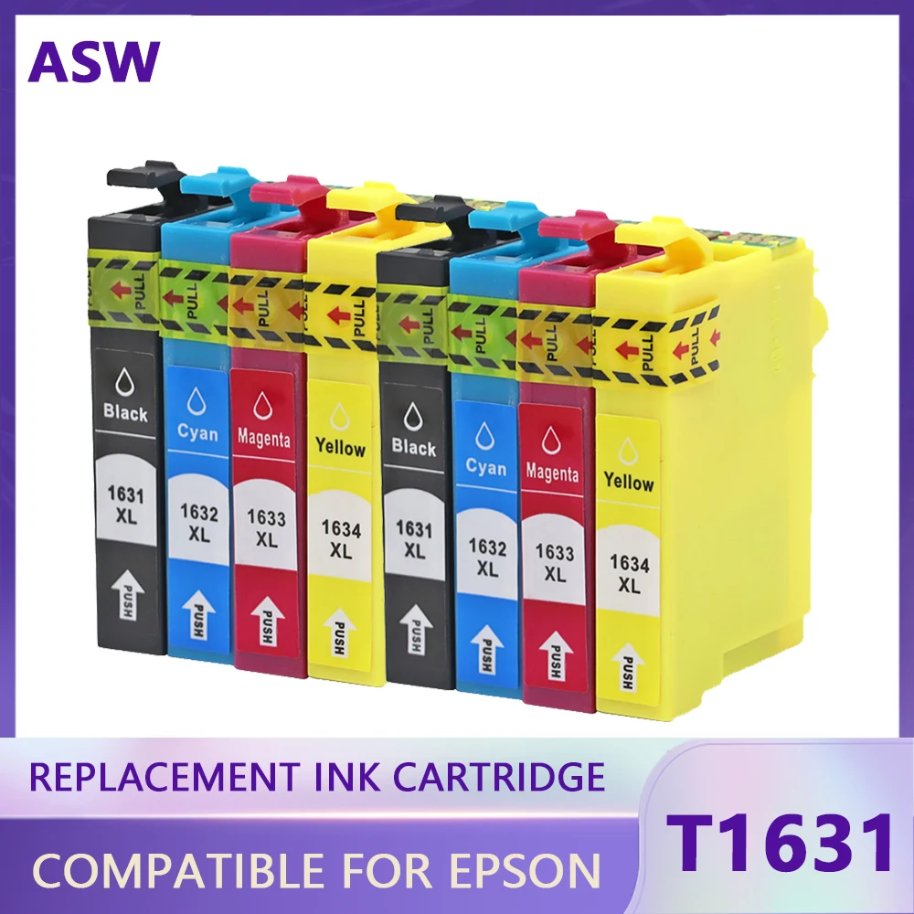 

8PK T1631 16XL сменный чернильный картридж для Epson T1631 T 1631 16XL 16 XL для Φ 2510WF 2520NF 2530WF 2540WF
