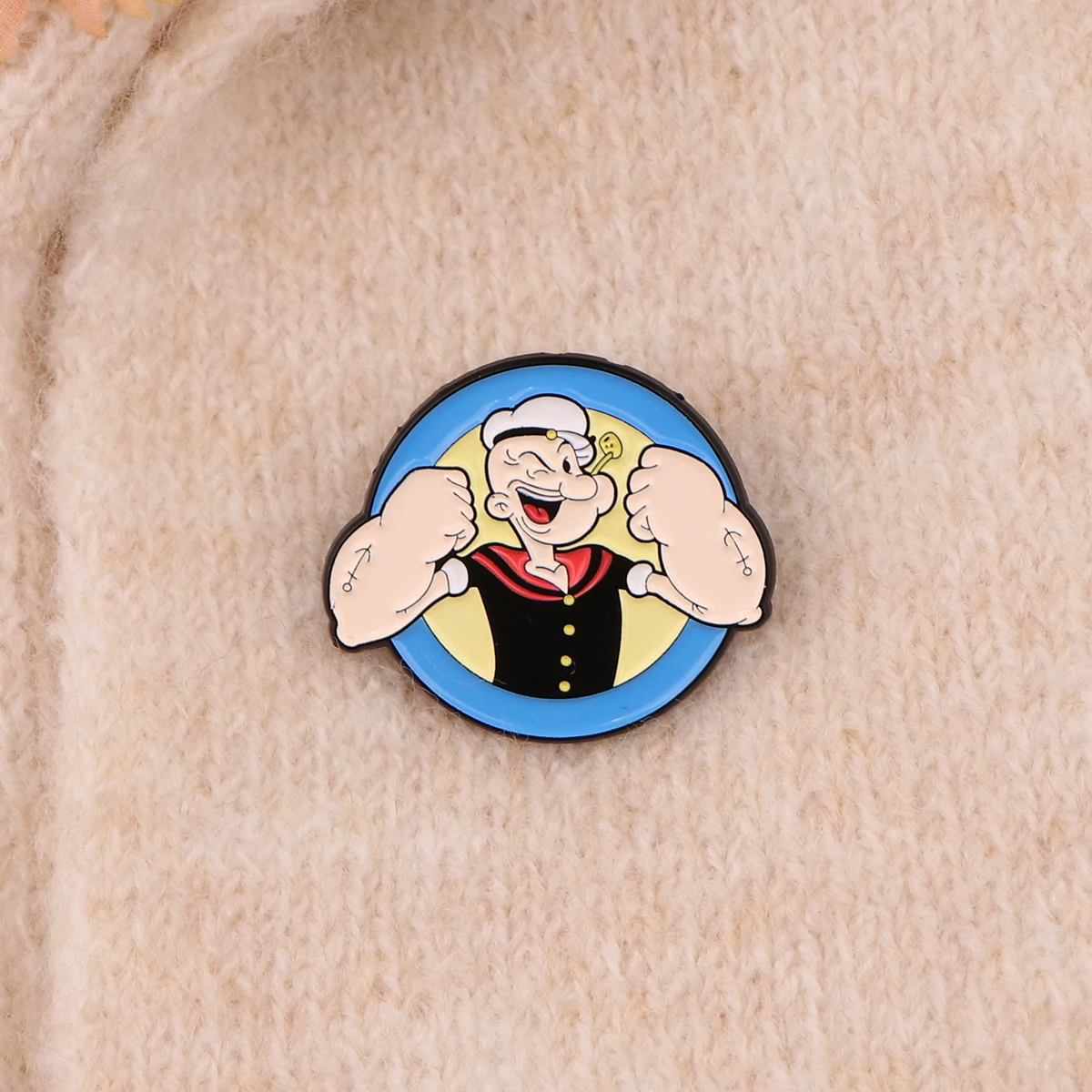 2 stücke Lustige Broschen Für Frauen Cartoon Muskel Mann Emaille Pin Metall Abzeichen Schmuck Kleidung Rucksack Zubehör Freunde Geschenk – Detail 5