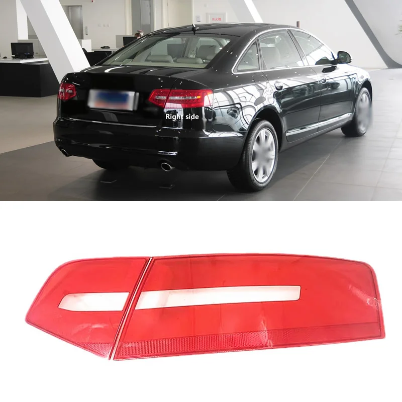 

for Audi A6L 2009-2011 Car Rear Taillight Shell Brake Lights Shell Replace Auto Rear Shell Cover Lampshade