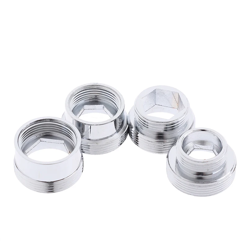 Kitchen Faucet Adapter Set 16/18/20/22/24mm To 22mm Saving Tap Aerator Connector Bathroom Access