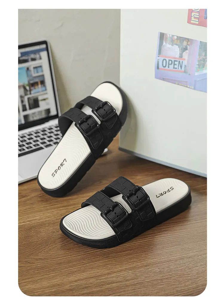 شباشب شاطئ صيفية للرجال صنادل مريحة تسمح بمرور الهواء خفيفة للغاية شباشب رجالية داخلية وخارجية مقاس كبير 46 47