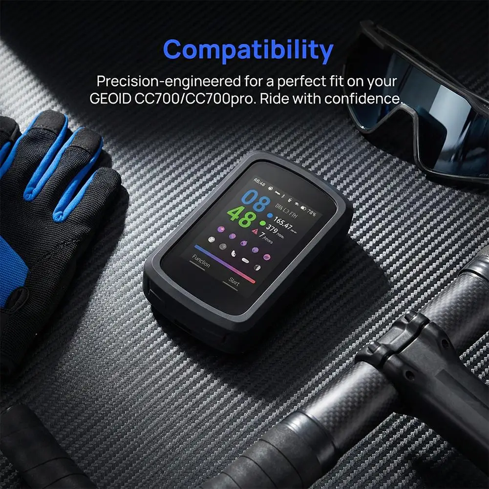 GEOID CC700/CC700pro 보호 케이스용 자전거 코드 테이블 실리콘 보호 커버, 낙하 방지 및 방수 기능