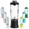 New Portable Blender 600ML Electric Juicer Fruit Mixers 4000mAh USB Rechargeable Smoothie Mini Blender Personal Juicer colorful 2