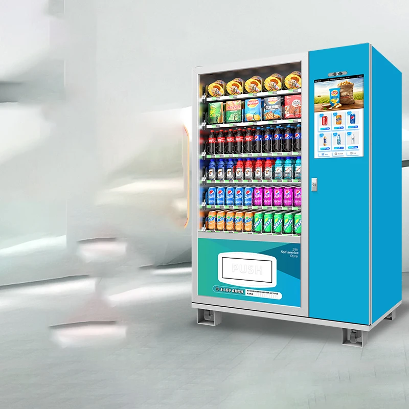 Vending machines, beverage and snack vending machines, cold and hot drinks, unmanned vending self-service mach