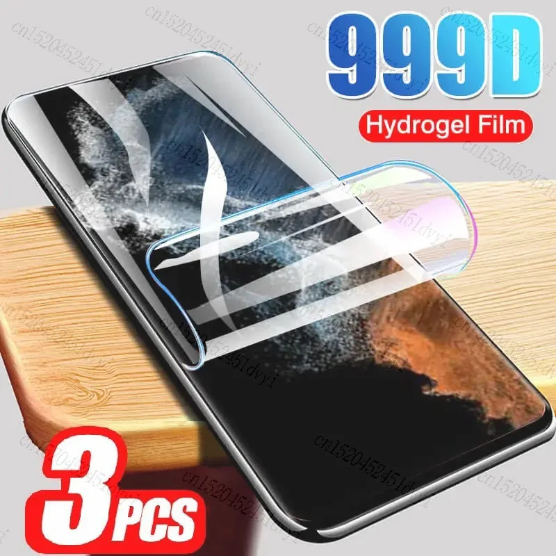 Pellicola Idrogel 3 Pezzi Per Cubot Note 20 Pro 30 50 X19 S X20 X30 X50 X70 P80 P60 P50 P40 Kingkong 9 Protezione Dello Schermo Di Alimentazione Non V