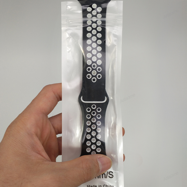 Smart Watch Breathable Sport Silicone Strap (42/44/45mm) Rubber Soft Bracelet Strap for iWatch