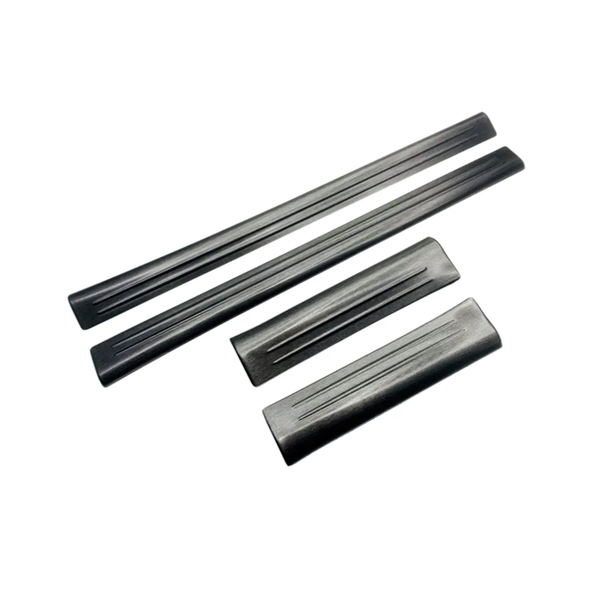 

4 шт., передняя и задняя внутренняя отделка передней двери для Vezel -V 2021-2023, черная накладка из нержавеющей стали