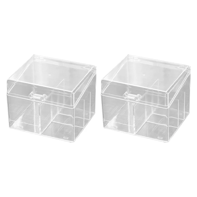 

Postcard Sticker Storage Box Rectangular Translucent Packaging Box Dust-Proof Durable Jewelry Storage Box Card Organizer Durable