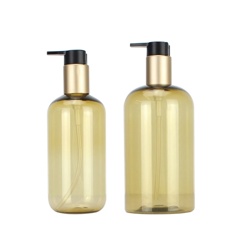 

2pcs 300ml 500ml Empty Lotion Bottles Dispenser Refillable for Shampoo and Conditioner