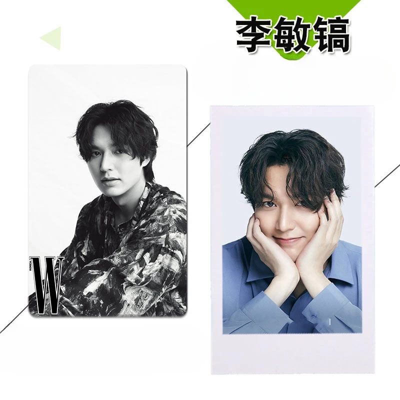 Lee Minho Magazine Cover HD Poster Lomo Cards Li Minhao Lifestyle Photo Pictures Pai Li De Meal Bus Card Decor Sticker 100PC