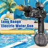 New Electric Automatic Water Gun With light Sprays Water Continuously High-pressure High-speed Powerful Ice Blast Water Gun Toys 2