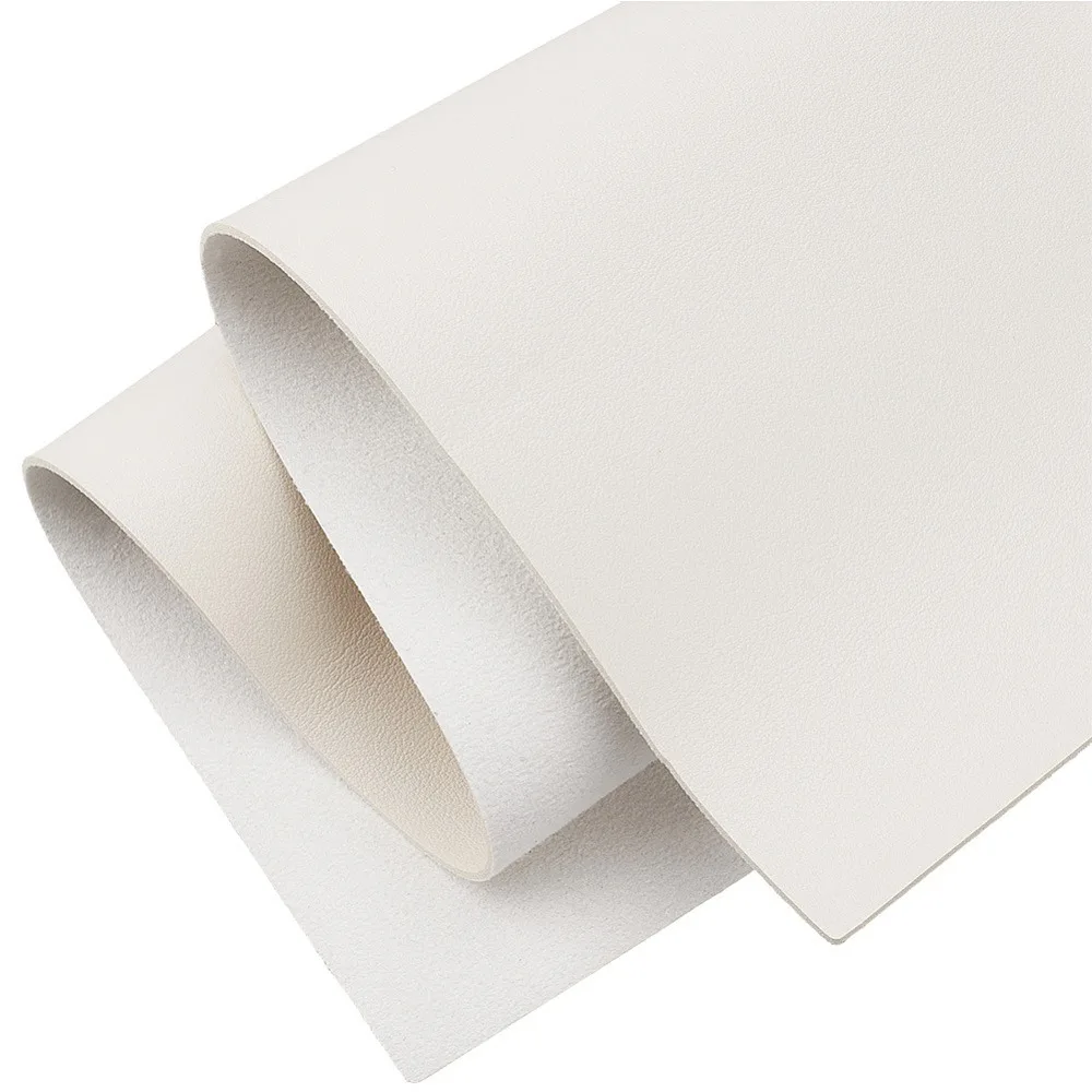 PVC 가죽 직물 DIY 공예 용품 직사각형 꽃무늬 흰색 603x331x1.5mm