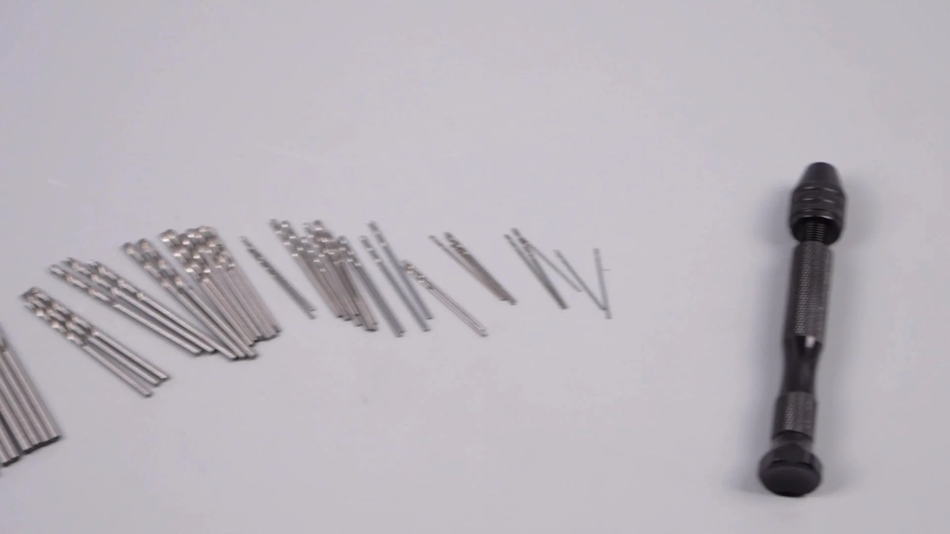 Kit Perceuse à Main 36 Pcs – Forets Mini PCB 0.3-1.2 Mm + 25 Forets Fleurs + Perceuse Stylo Pour Bijoux, Bois, Résine