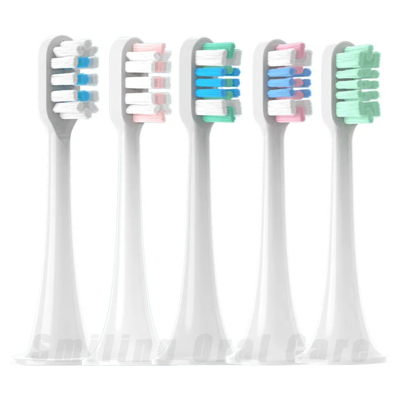 Replacement Toothbrush Heads For T700/T300/T500/MES601/MES602/DDYS01SKS Electric Toothbrush Brush Head Seal Package Nozzles 6
