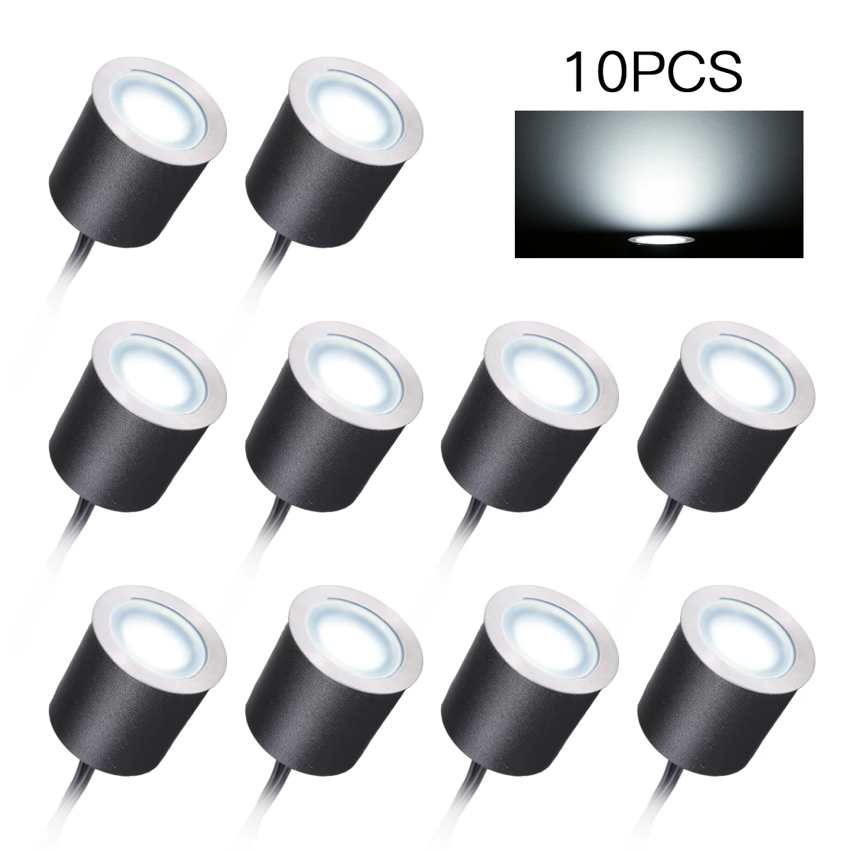 10PCS  Natural White