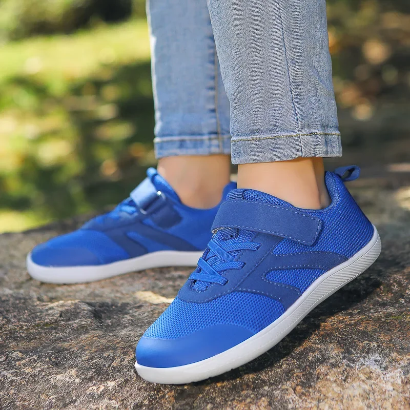 Wide Palm Children's Outdoor Casual Sports Shoes Fitness Anti-slip Breathable Dance Barefoot Rubber Upper dance shoes barefoot walking shoes