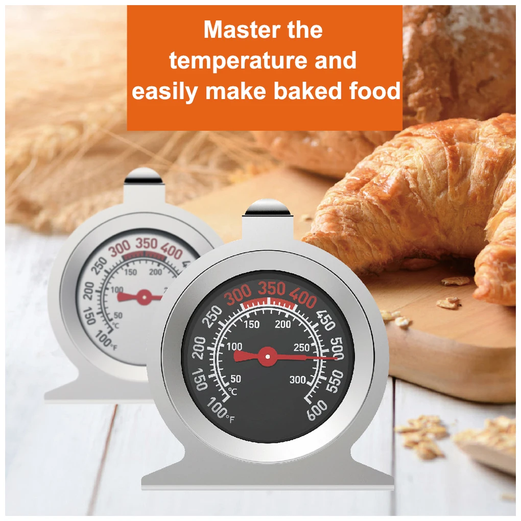 Hanging High Temperature Resistant Household Oven Thermometer Stainless  Steel Accurate Temperature Measurement Cake Baking Tool - Household  Thermometers - AliExpress