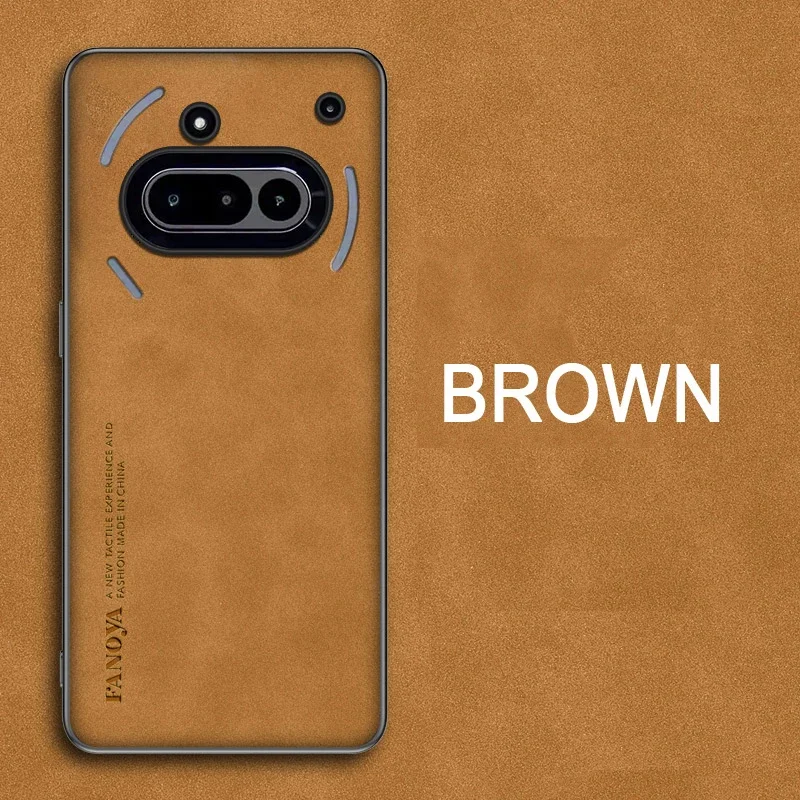 Sleek Shockproof Matte Leather Case - Soft Back Cover Protector