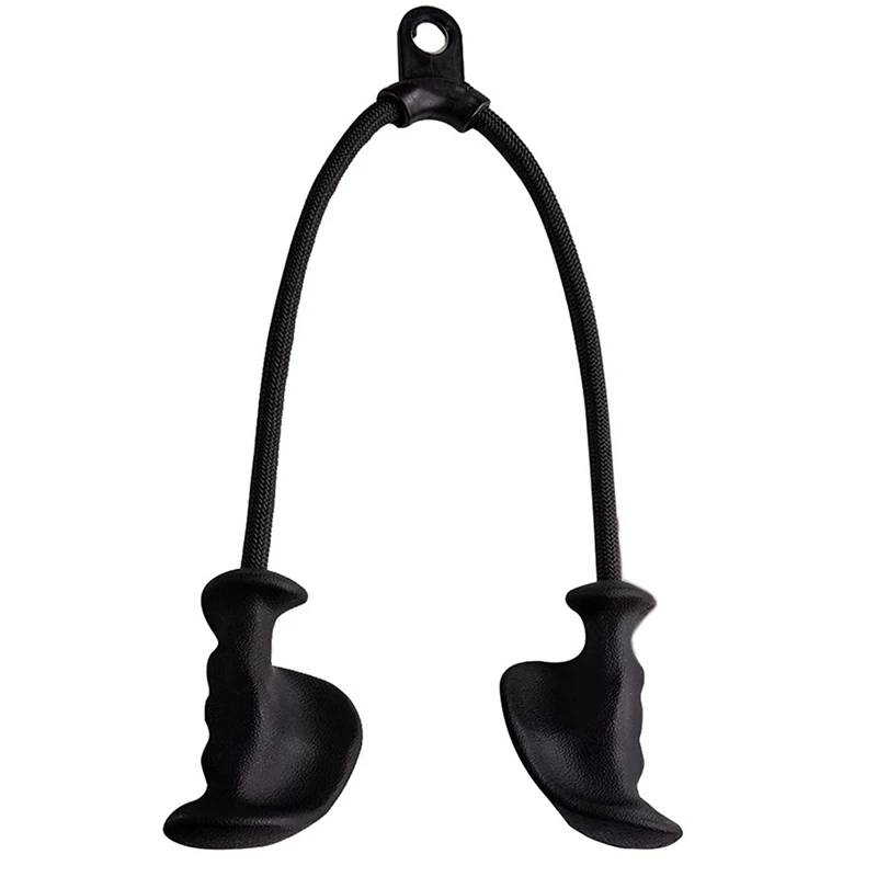 Ergonomic Triceps Rope Pull Down with Anti-Slippery Natural Rubber Grip for More Muscle Fibers-Gym Rope for Push Downs gym accessories,gym workout rope