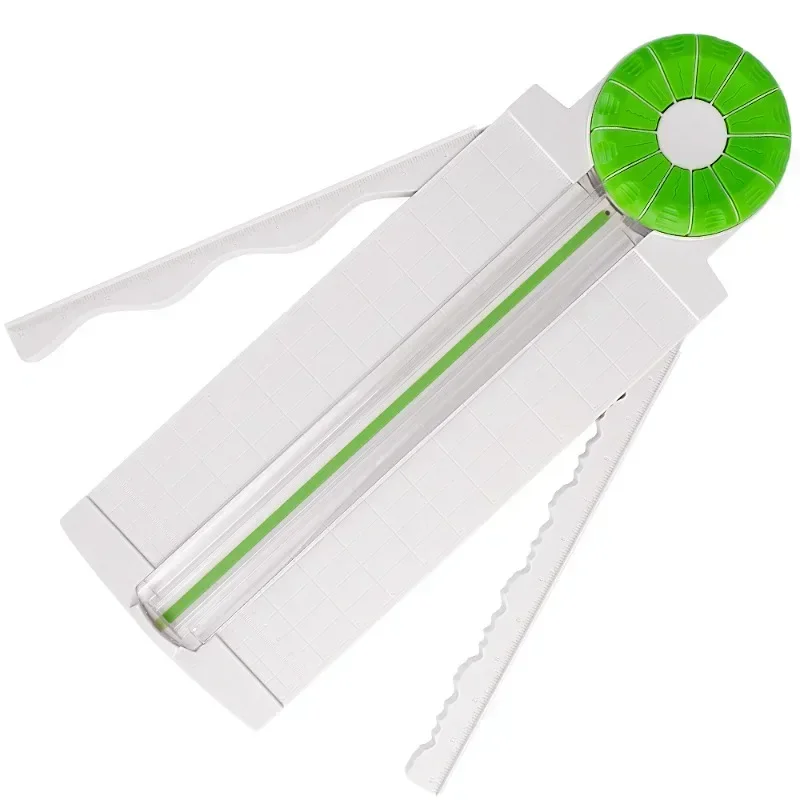 Paper Cutters For Crafting | 12-in-1 Card Cutter With Dashed Straight