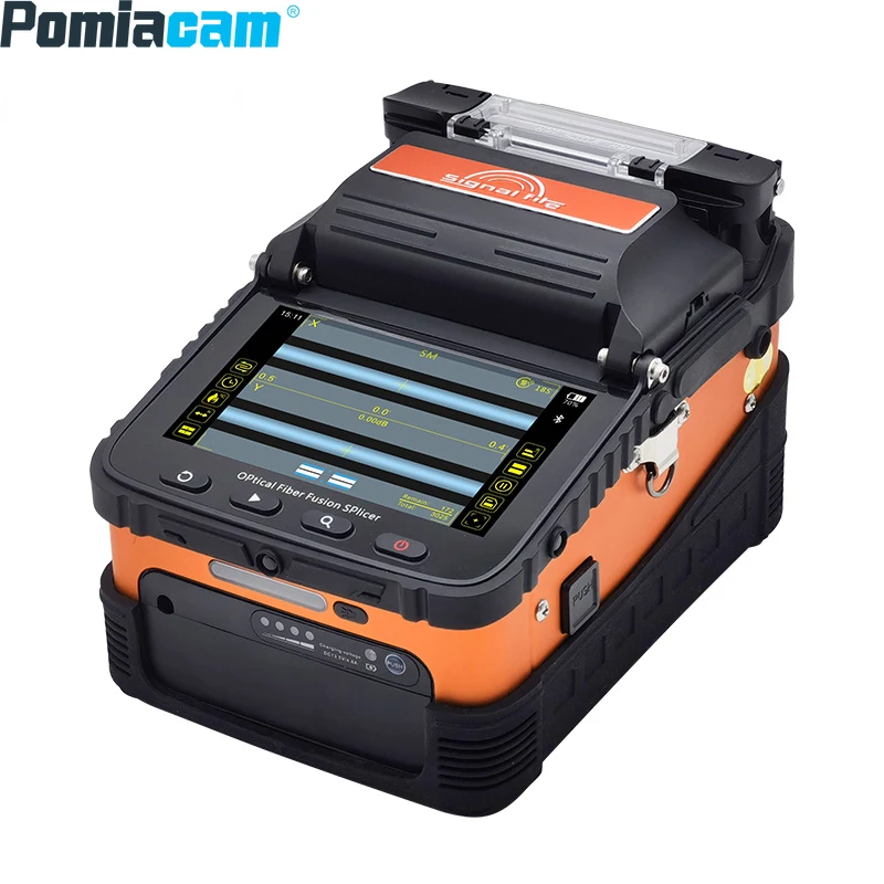 

AI-6C+ New Model Optical Fiber Fusion Splicer Six-Motor Core-to-Core Machine with signal fire splicer Optical Fiber Cleaver Kit