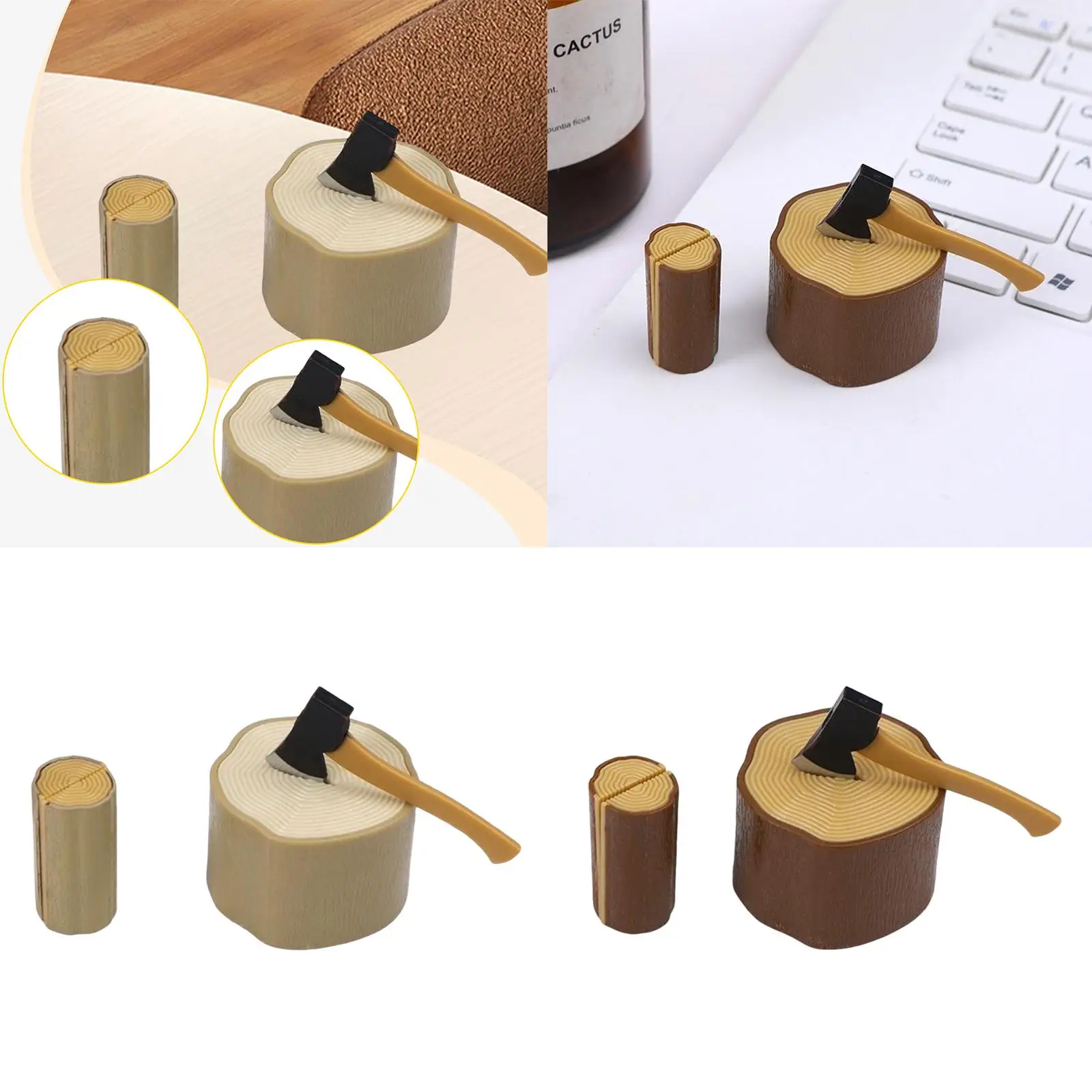 1:12 Axe and Wooden Stake Set Micro Landscape Mixed Model Supplies Mini Garden 1:12 Axe and Wooden Stake Set Micro Landscape Mixed Model Supplies Mini Garden