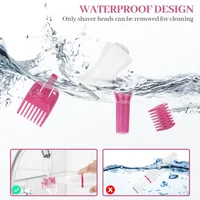 5 in 1 Women Electric Hair Removal Shaver Female Shaving Machine Mini Shaving Trimmer Razor Multifunction for Eyebrow Underarm 2