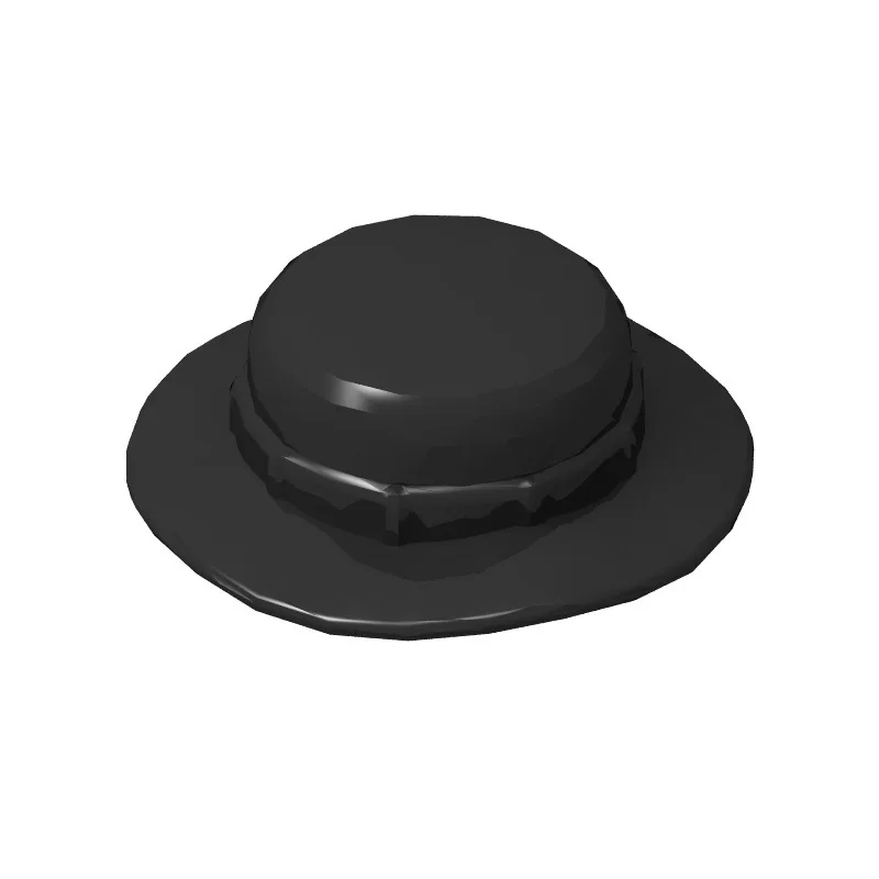 MOC 10PCS Straw Hat Bucket Cap Building Blocks Compatible Figures