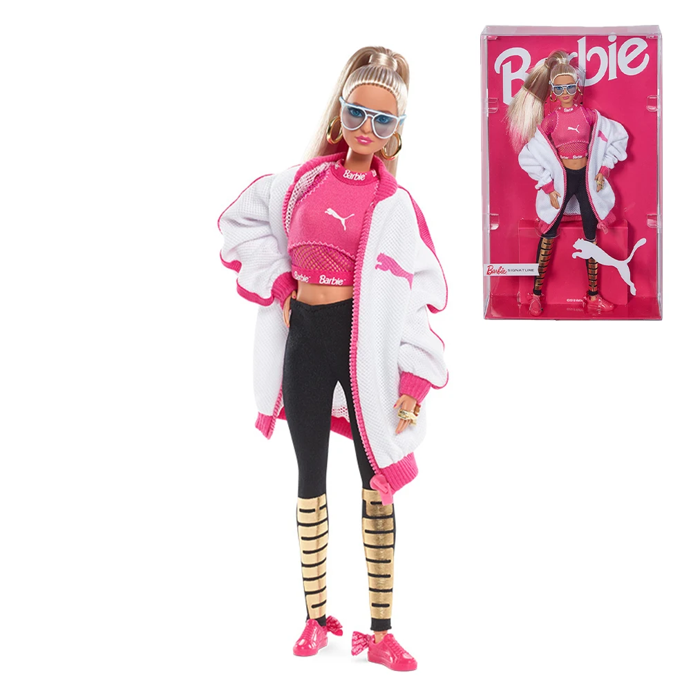 

Barbie Fashion Sports Puma Pop Joint Name Toy 2019 60Th Anniversary Signature Classic Collection Doll Toy for Girls Gift DWF59