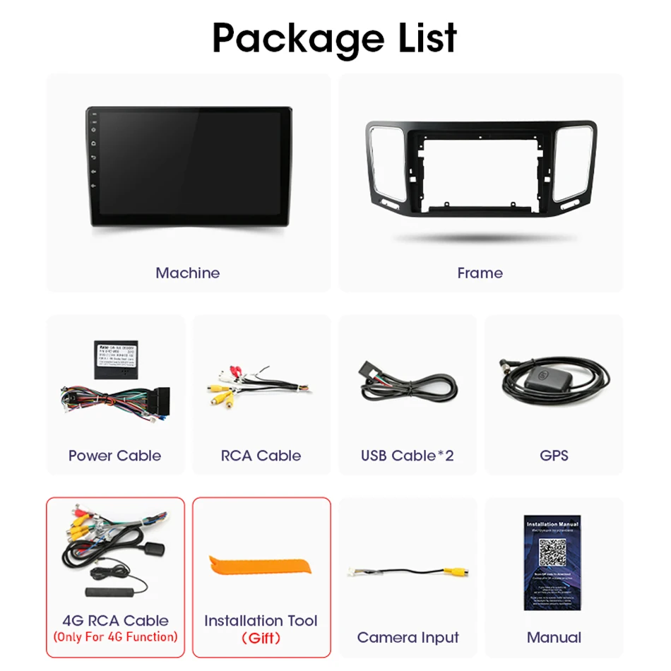 Srnubi 2Din Android 14 Autoradio für Volkswagen VW Sharan SEAT Alhambra 7N 2012-2018 Multimedia-Player Carplay Android Auto Wifi – Detail 2